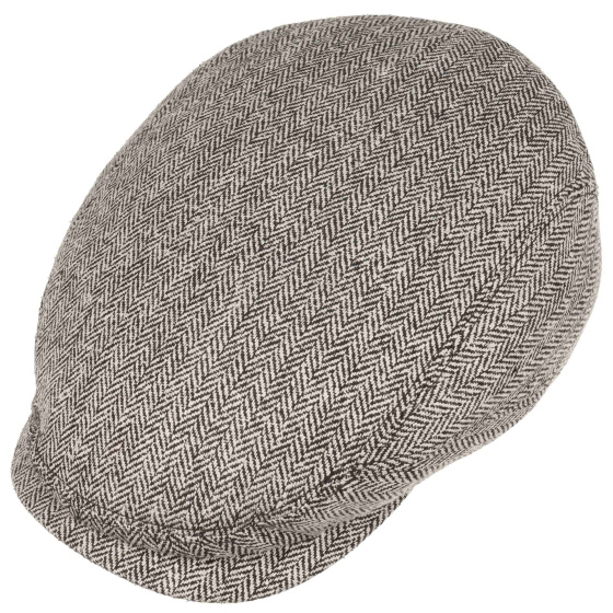 Flat Cap Lovetch Grey Silk - Stetson