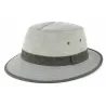 Trilby Hat Belgrade Cotton Toffee & Khaki - Crambes - ref 23562 chapellerie traclet