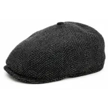Grey Chevron Relax Domed Cap - City Sport Reference: 3903 | Chapellerie Traclet