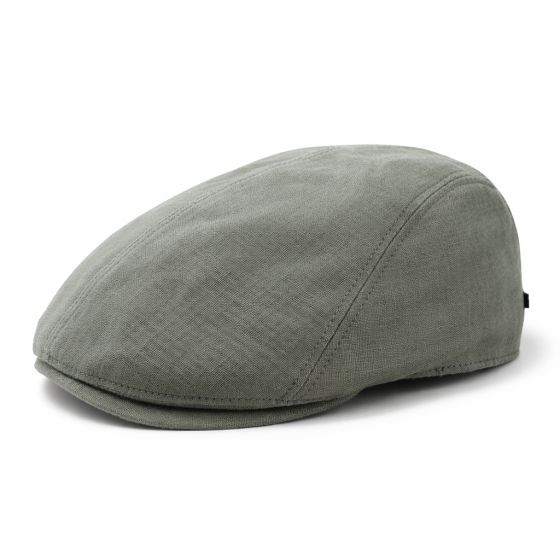 Casquette Plate Trevise Olive Lin - Traclet