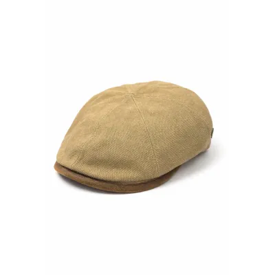 Casquette Plate Taranto Canvas Coton Beige UPF 50+ - Traclet