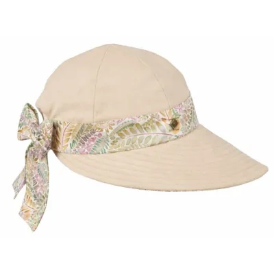 Cottage Beige Visor Cap - MTM ref 23591 chapellerie Traclet