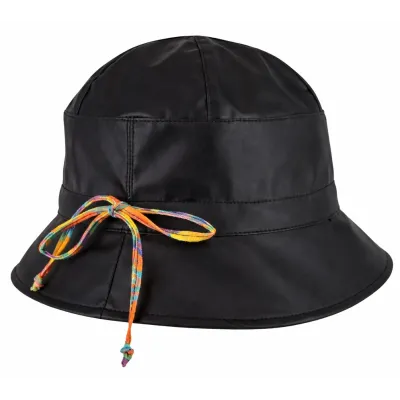 Rain Bucket Hat Clouma Black - MTM | Chapellerie Traclet ref 23594