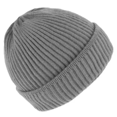 Bonnet Dunkerque Tricot Laine Gris Clair - Traclet