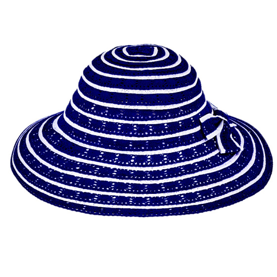 Capeline Eremo Paille Papier & Coton Grise - Traclet