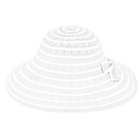 Capeline Eremo Paille Papier & Coton Grise - Traclet