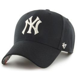 Casquette Snapback Yankees NY Noire Floral - 47 Brand