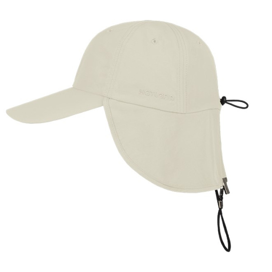 Dean Cap with Neck Flap BeigeUPF 50+ - Hatland