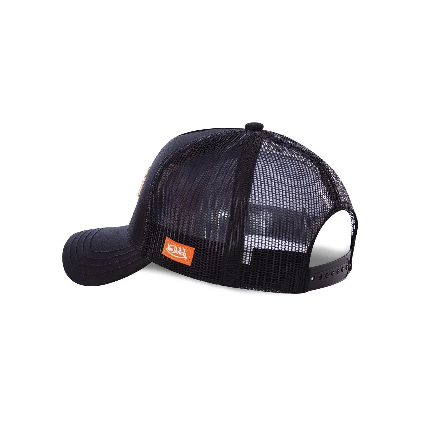 Baseball Kustom Black Cap - Von Dutch  Reference : 23618| Chapellerie Traclet