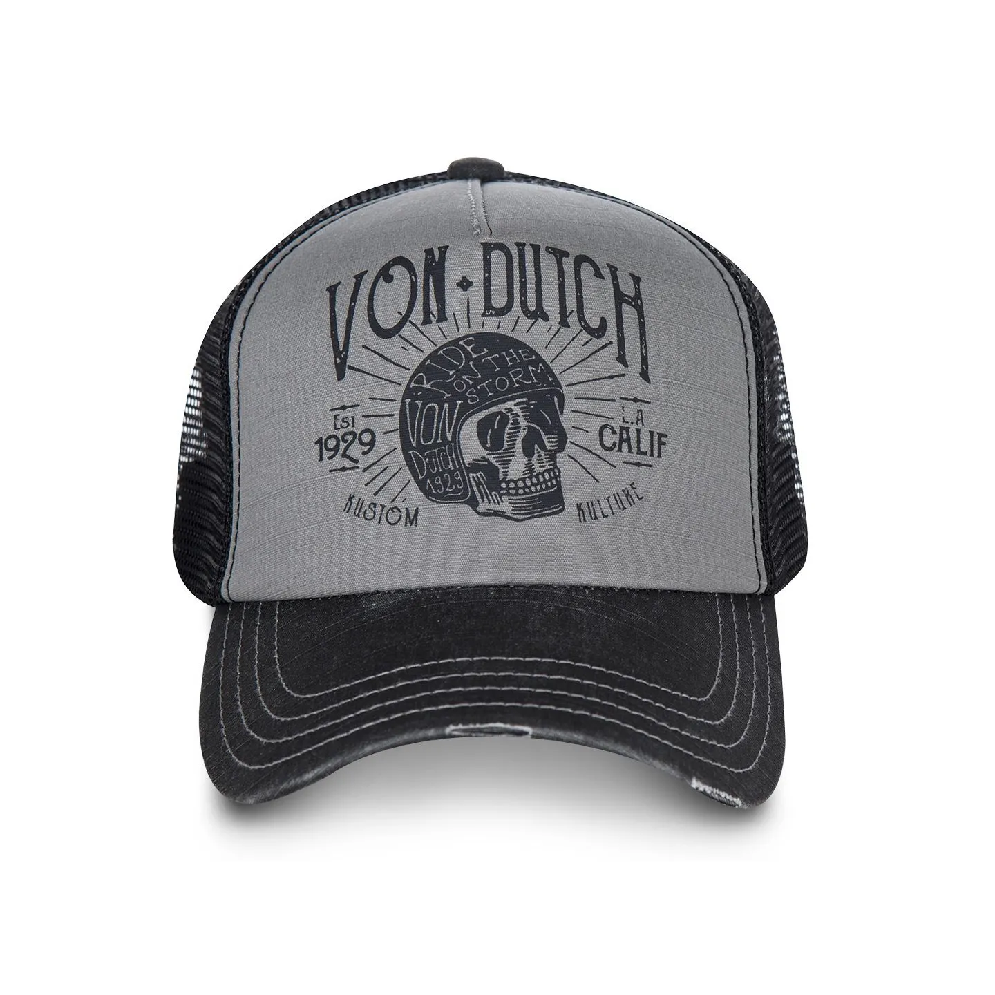 Casquette Baseball Storm Skull - Von Dutch Reference : 23619| Chapellerie Traclet