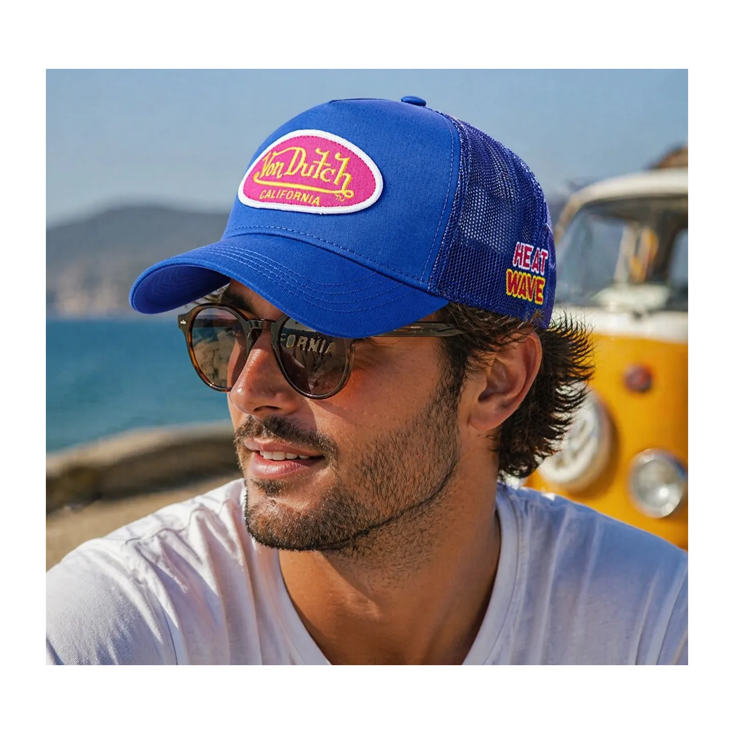 Casquette Baseball California Heat Wave - Von Dutch Reference : 23620| Chapellerie Traclet