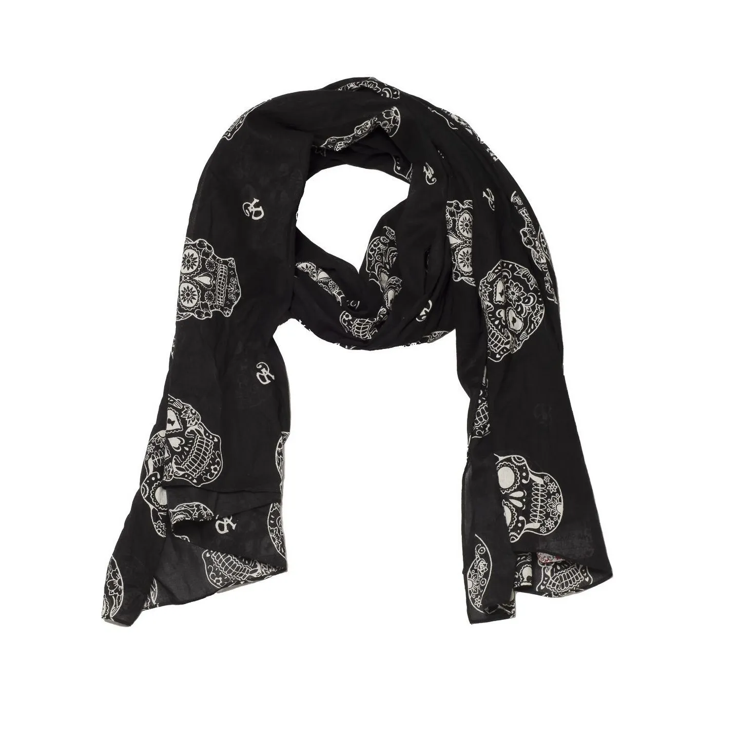 Skull Rider Cotton Keffiyeh - Von Dutch Reference : 23622| Chapellerie Traclet
