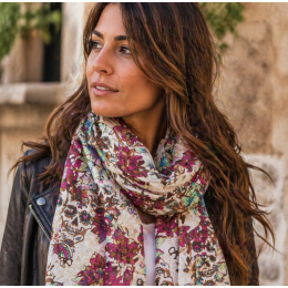 Skull Bloom Cotton Keffiyeh - Von Dutch