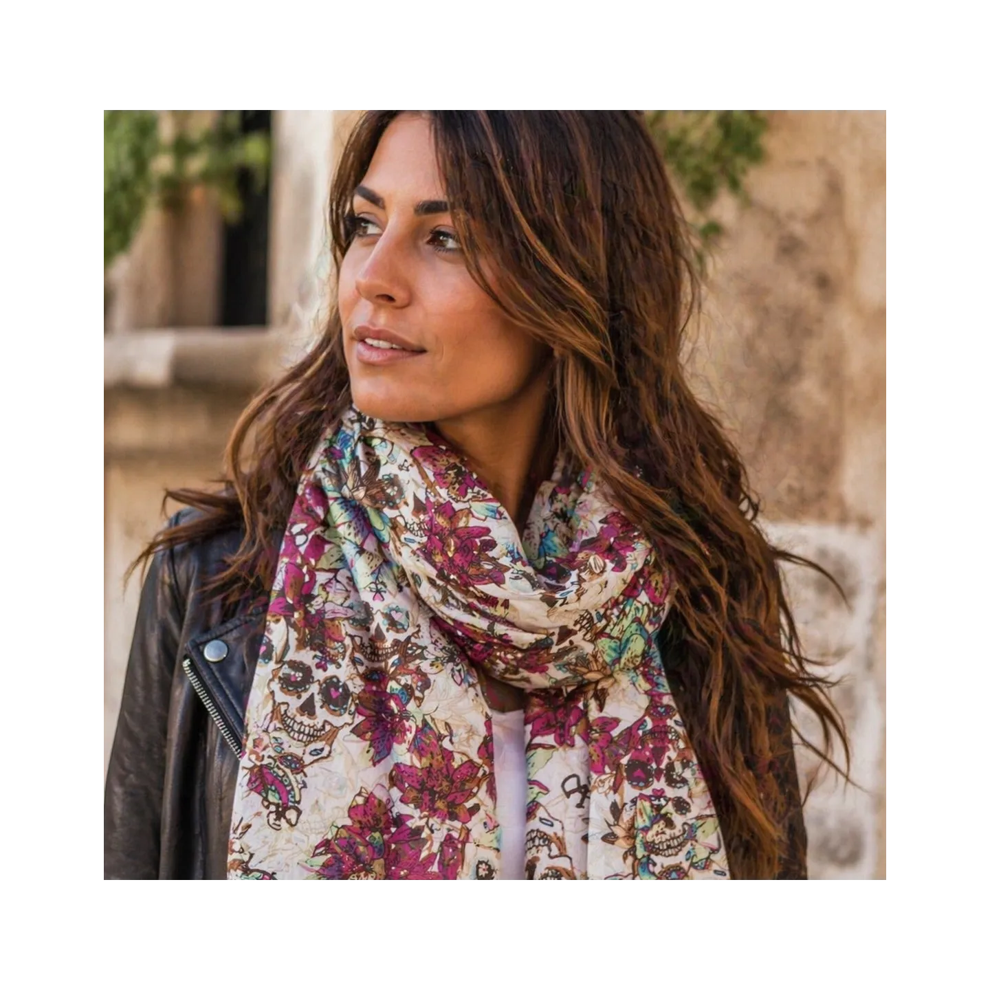 Chèche Skull Bloom Coton - Von Dutch Reference : 23623| Chapellerie Traclet