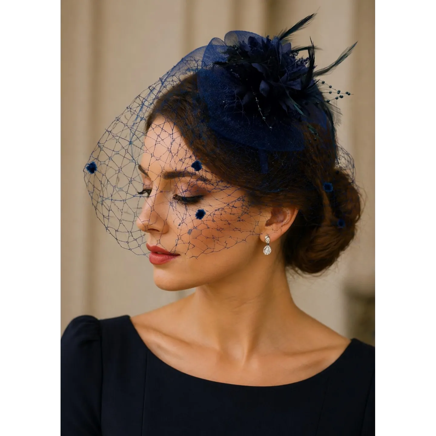 Jacqueline Ceremony Headband - Traclet Reference: 23625| Chapellerie Traclet