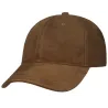 Fevy Cognac Leather Baseball Cap - Stetson ref 23629 chapellerie Traclet