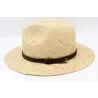 Fedora Belt Raffia Hat - Traclet ref 23632 chapellerie traclet