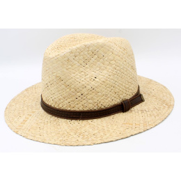 Chapeau Fedora Belt Raffia - Traclet