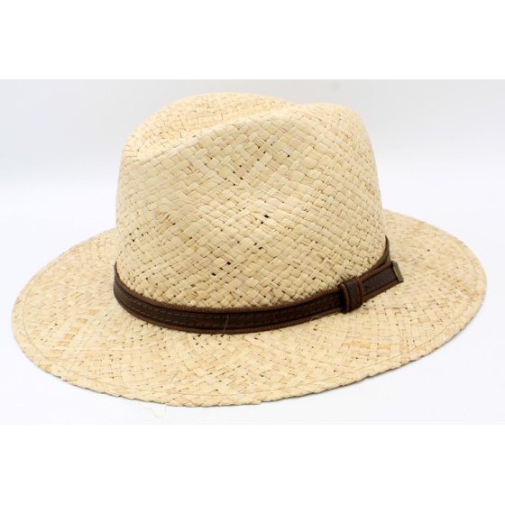 Chapeau Fedora Belt Raffia - Traclet
