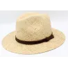 Chapeau Fedora Belt Raffia - Traclet réf 23632 chapellerie traclet