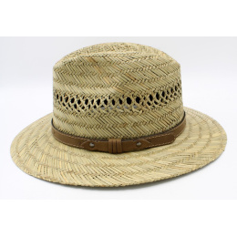 Chapeau Fedora Calogero Paille Naturelle - Traclet