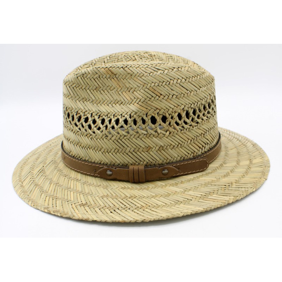 Fedora Calogero Natural Straw Hat - Traclet