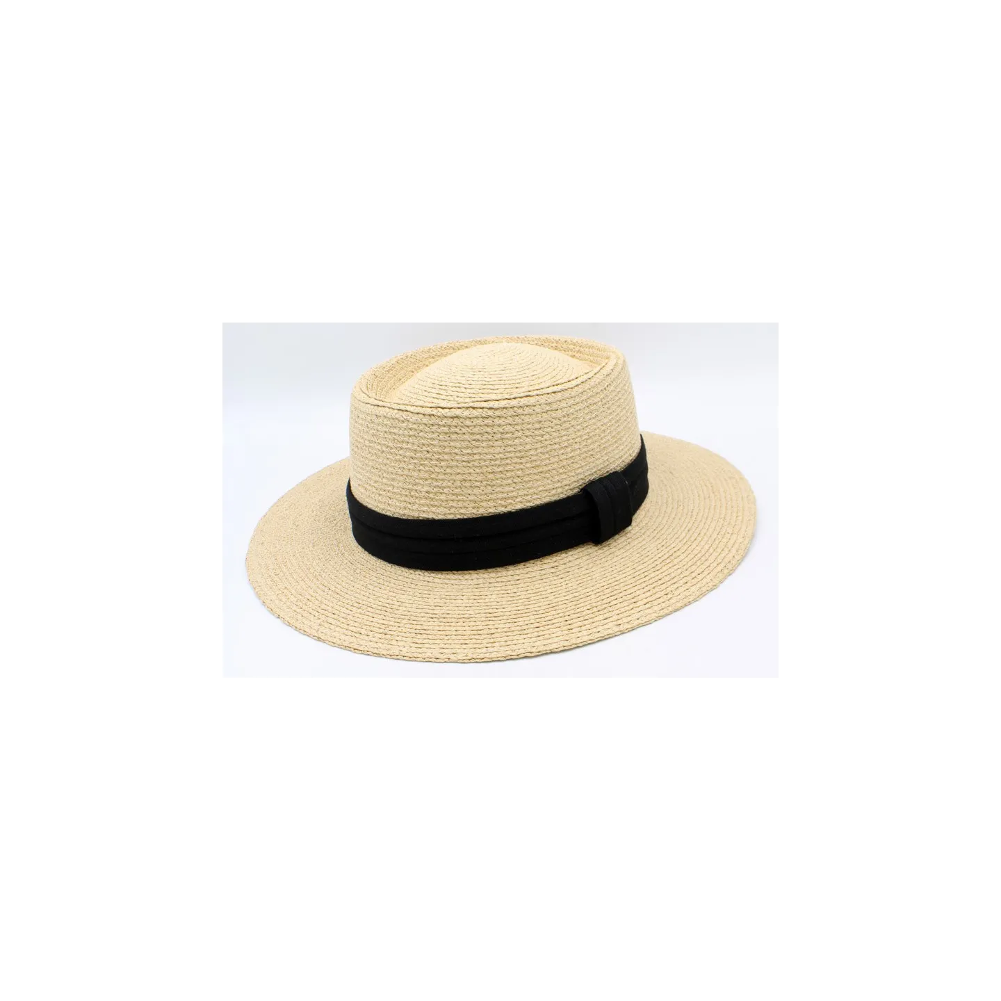 Chapeau Forme Gambler Anatola Raffia - Traclet   Reference : 23635| Chapellerie Traclet