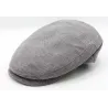 Marius Flat Cap in Grey Linen & Cotton - Traclet ref 23638 chapellerie Traclet