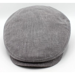 Casquette Plate Marius Lin & coton Grise - Traclet