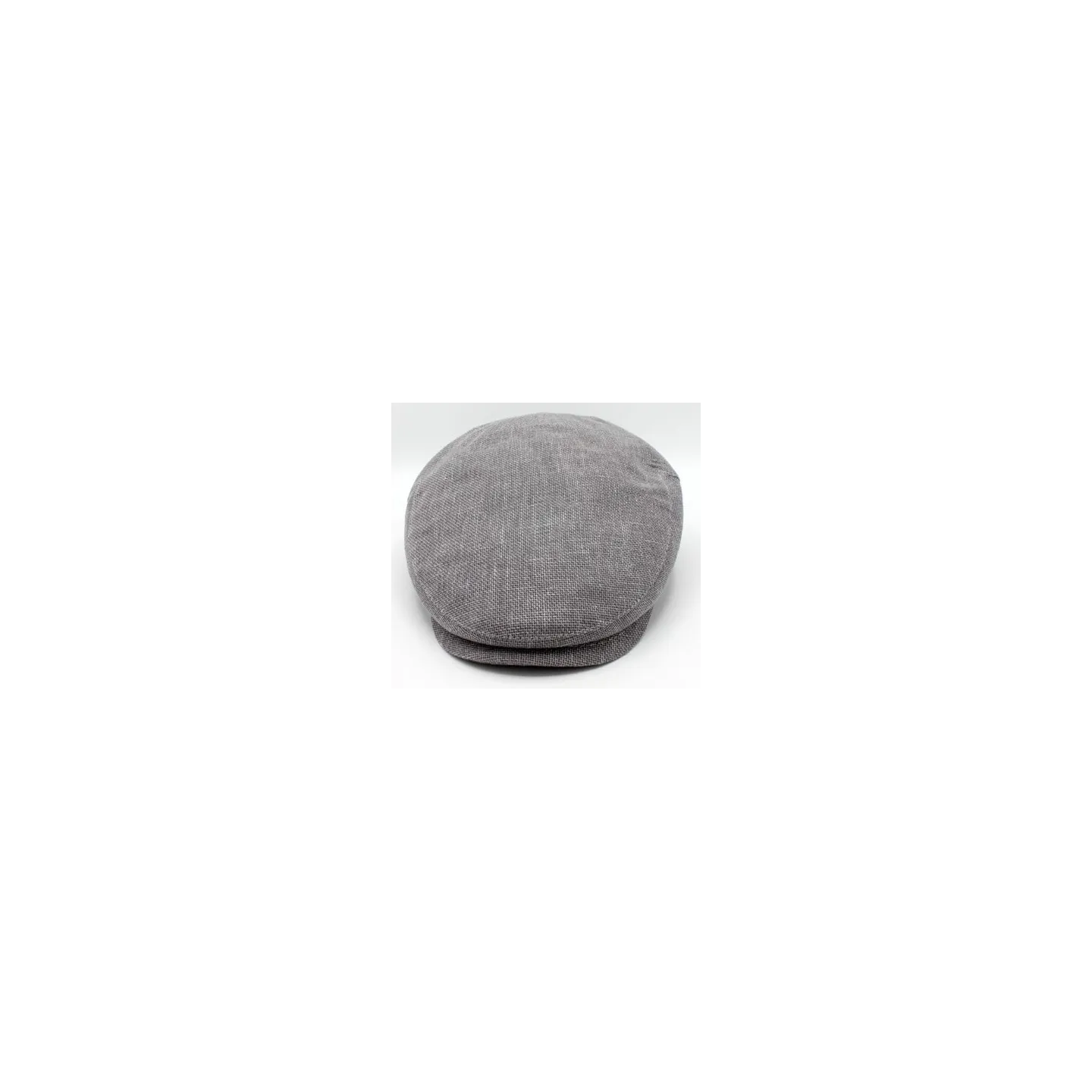 Casquette Plate Marius Lin & coton Grise - Traclet réf 23638 chapellerie Traclet