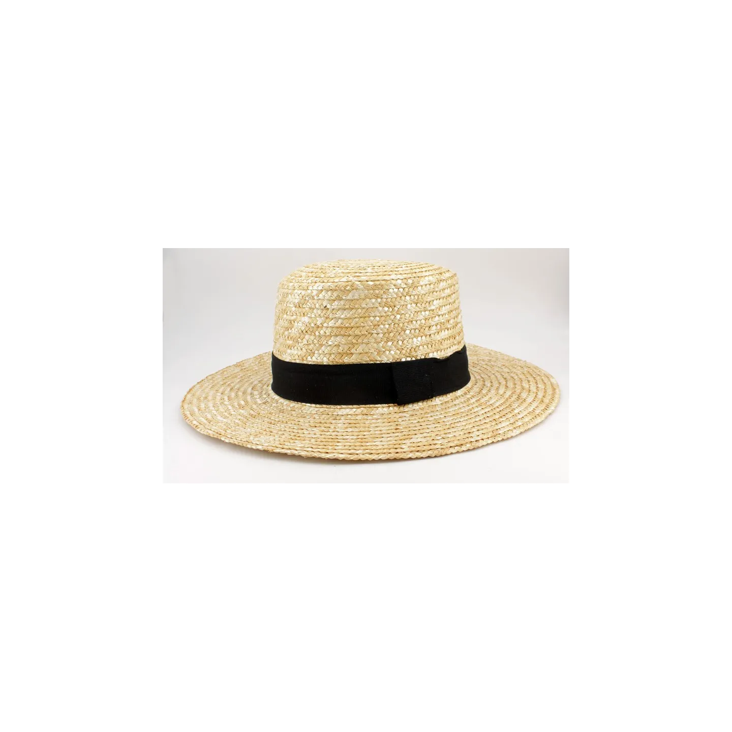 Drake Natural Straw Boater - Traclet Reference: 23640| Chapellerie Traclet
