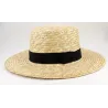Drake Natural Straw Boater - Traclet Reference: 23640| Chapellerie Traclet