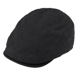 Casquette Plate Valerio Lin Noire - Traclet