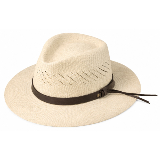 Chapeau Traveller Panama Azogues Naturel - Traclet
