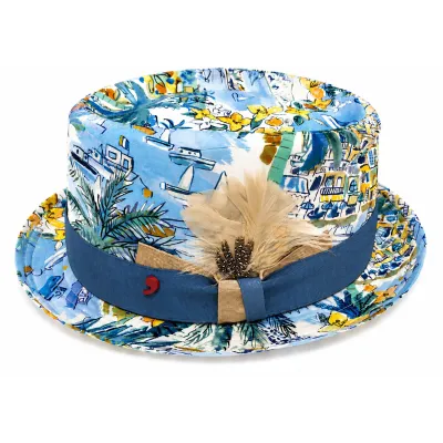Chapeau Pork Pie Potenza Coton - Traclet