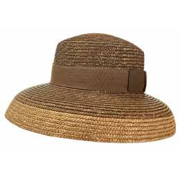 Sicile Braided Straw Cloche Hat - Traclet