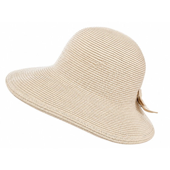 Chapeau Tessuto Nœud Beige - Traclet