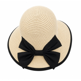 Chapeau Tessuto Nœud Noir - Traclet