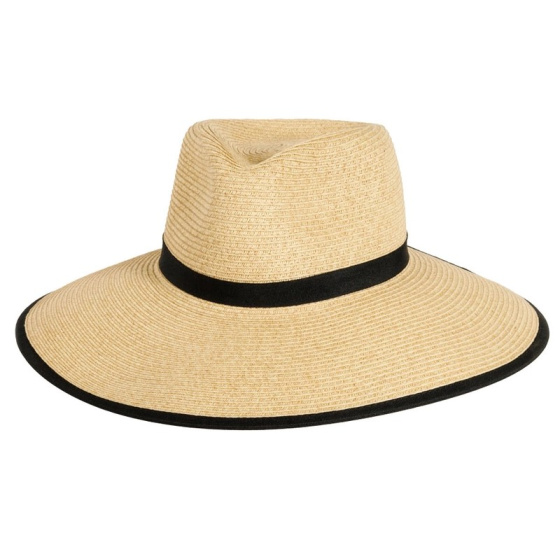 Large Brim Visor Cherish Beige - Traclet