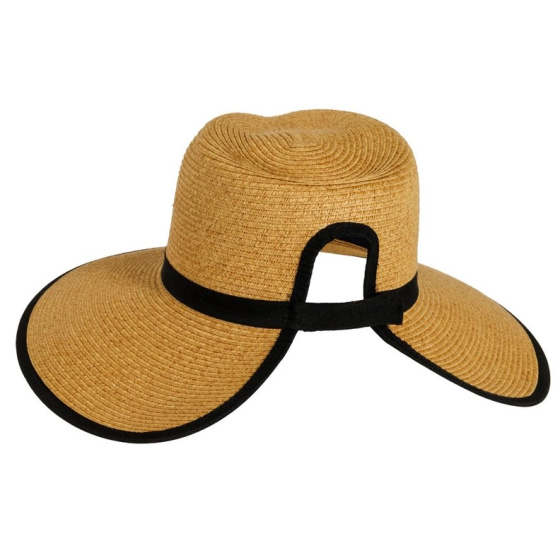 Large Brim Visor Cherish Camel - Traclet
