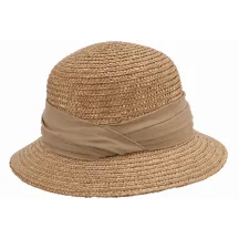 Chapeau Cloche Calvi Paille Sand - Seeberger