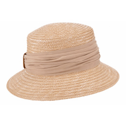 Lilwenn Straw Cloche Hat Sand - Seeberger