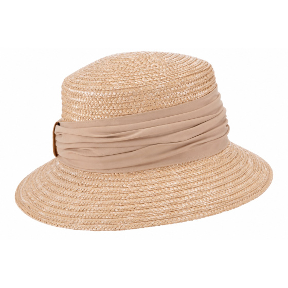 Lilwenn Straw Cloche Hat Sand - Seeberger