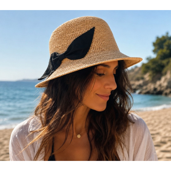 Chapeau Cloche Venise Raffia Venise - Traclet
