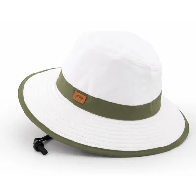 Chapeau Bob Naturel Audenge Beige & Blanc UPF 50+ - Soway Reference : 23699| Chapellerie Traclet
