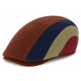 Casquette Plate Detroit Lin Rayures - Göttmann