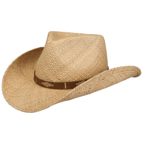 copy of Western Cowboy Hat Natural Raffia Straw - Stetson