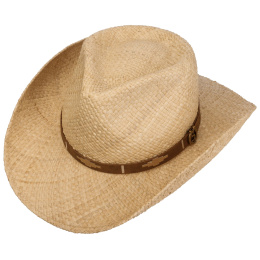 Chapeau Cowboy Western Raphia Paille Naturelle - Stetson