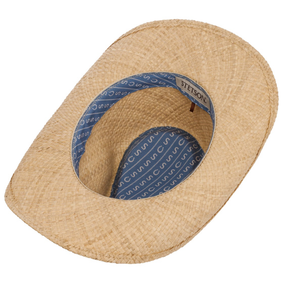 Chapeau Cowboy Western Paille Naturelle - Stetson