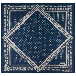 Bandana Abstract Geometric Coton Bleu - Stetson